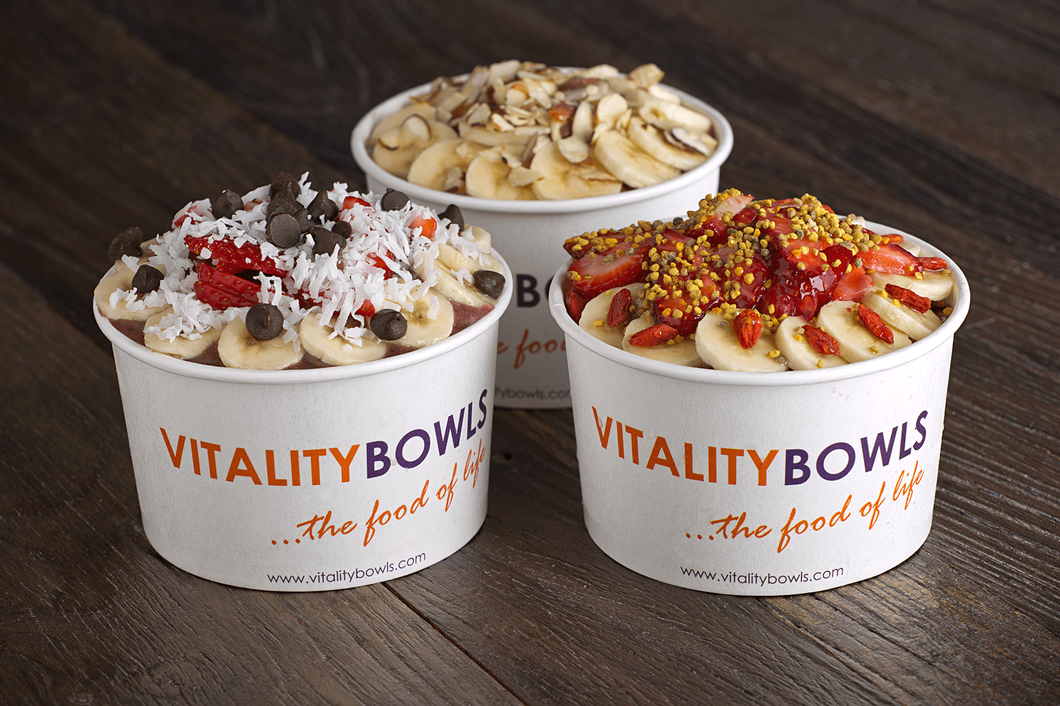 Our Menu Açaí Bowls Vitality Bowls 