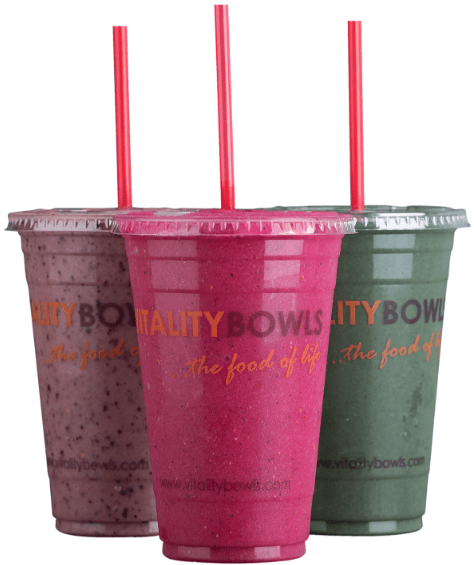 smoothies menu items