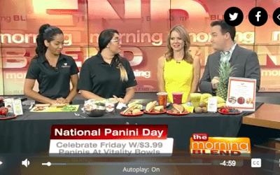 Vitality Bowls Visits The Morning Blend for National Panini Day