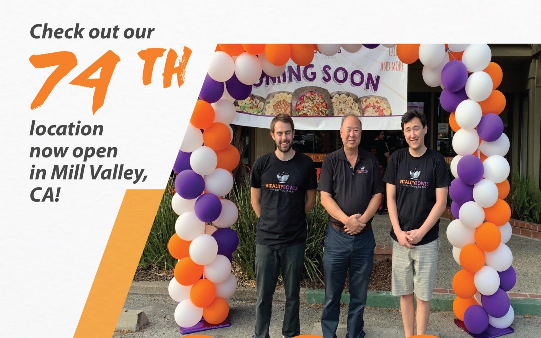 Vitality Bowls 74th location now open in Mill Valley, California