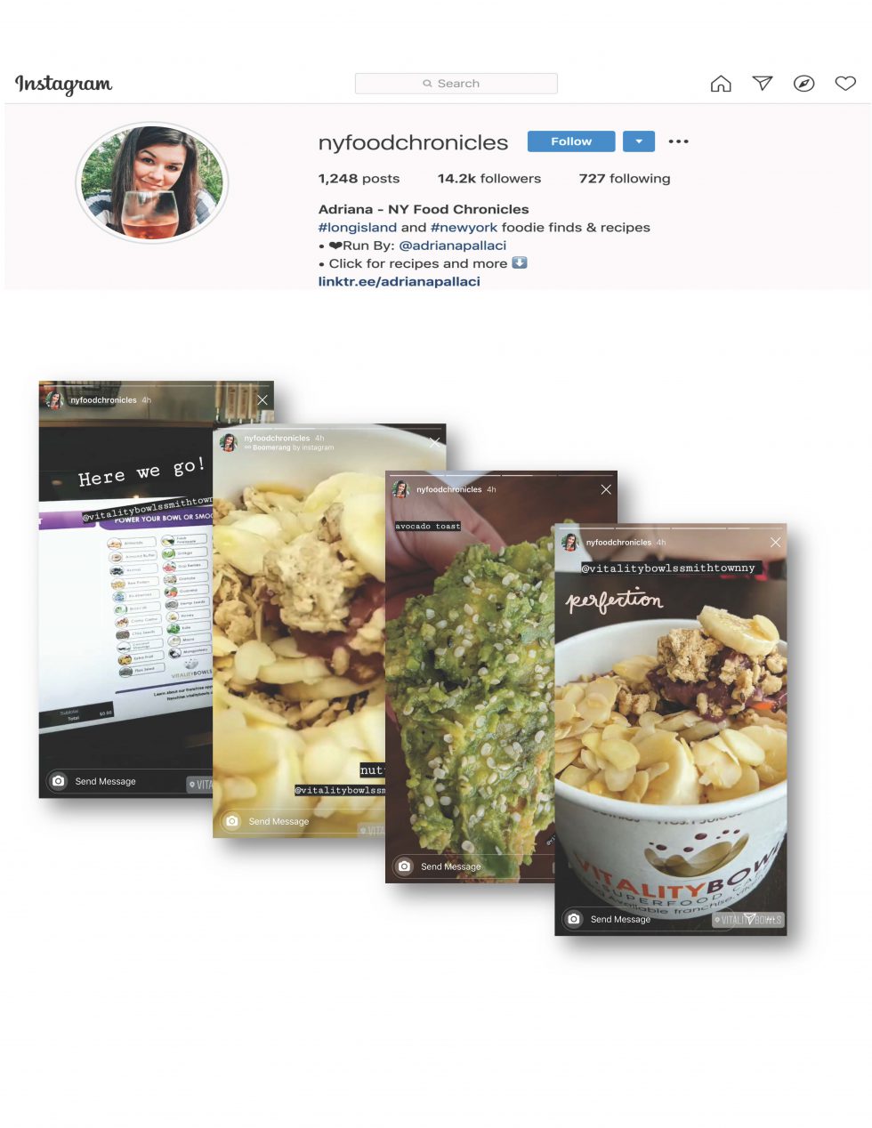 nyfoodchronicles on Instagram | Açaí Bowls | Vitality Bowls