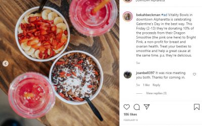 @bekahbeckman Posts About Vitality Bowls Alpharetta on Instagram