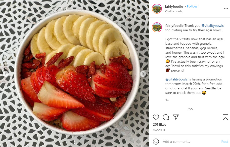 @fairlyfoodie Posts About Vitality Bowls