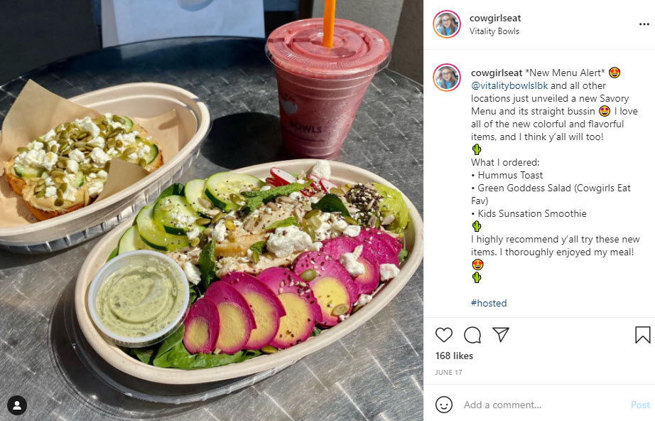 @cowgirlseat Posts About Vitality Bowls Lubbock