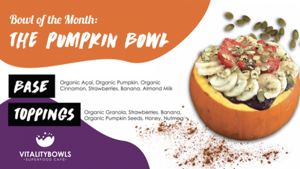 Vitality Bowls Bowl of the Month Açaí Bowls Vitality Bowls