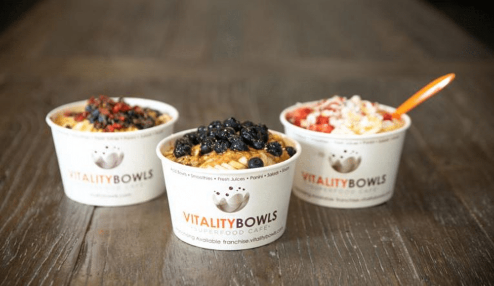 Vitality Bowls Named Top Food Franchise