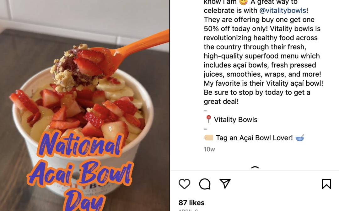 @eatingthroughhtx posts about vitality bowls