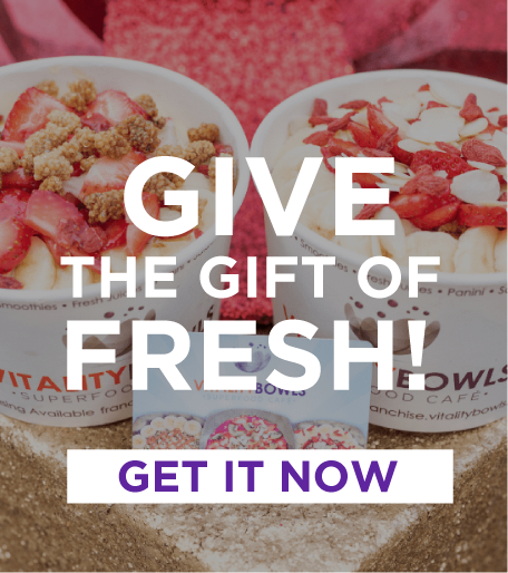 Gift Cards from Vitality Bowls